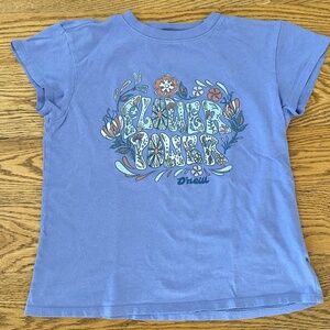 O’Neill Girls’ Flower Power Graphic T-Shirt in Purple (Size XS)
